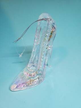 Ornament - Clear Heels - 4"